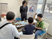 JICAブースでは楽しいゲームも!